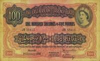 p36 from East Africa: 100 Shillings from 1953